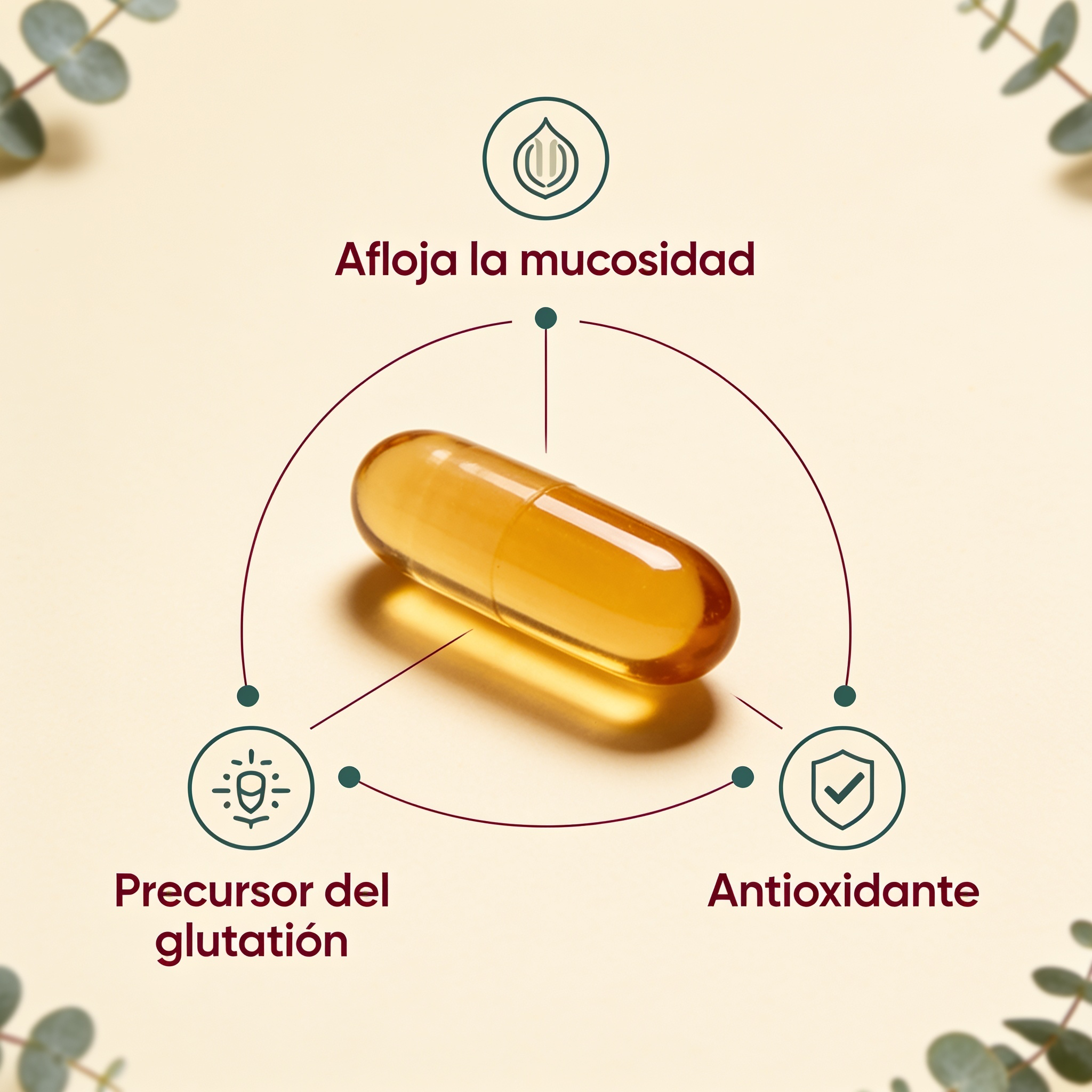 NAC 600mg Pro — Respira Limpio Y Duerme Sin Toser