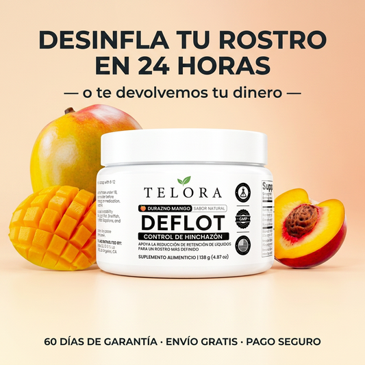 Telora Deflot — Desinfla el Rostro y Aplana el Vientre