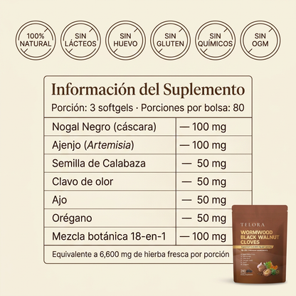 Ajenjo Reset Intestinal — Desinfla el Globo y Suelta lo Acumulado
