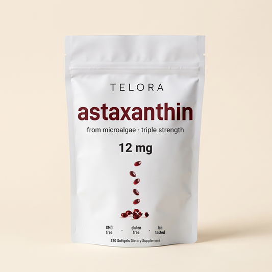Astaxantina 12 mg Triple Fuerza de Telora
