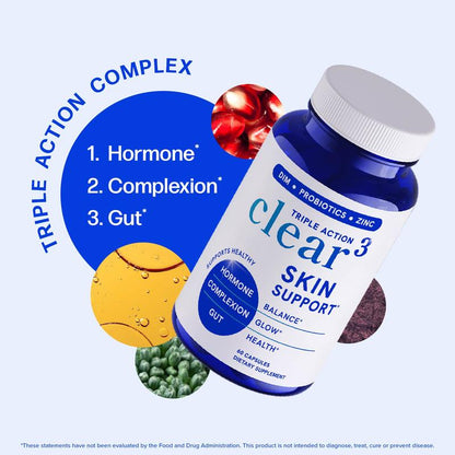 Telora Clear3™ Acne & Skin Support