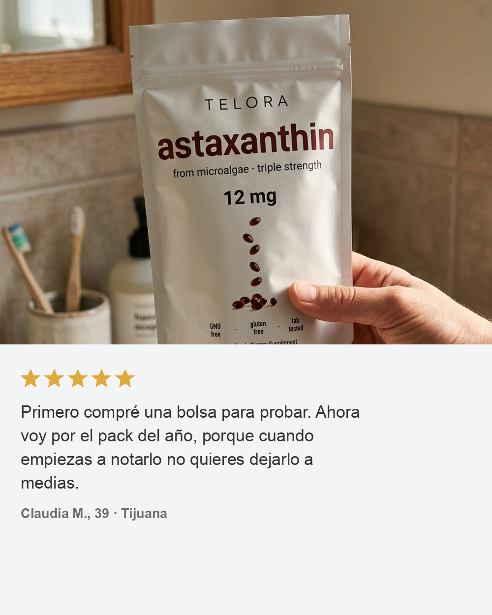 Reseña de clienta