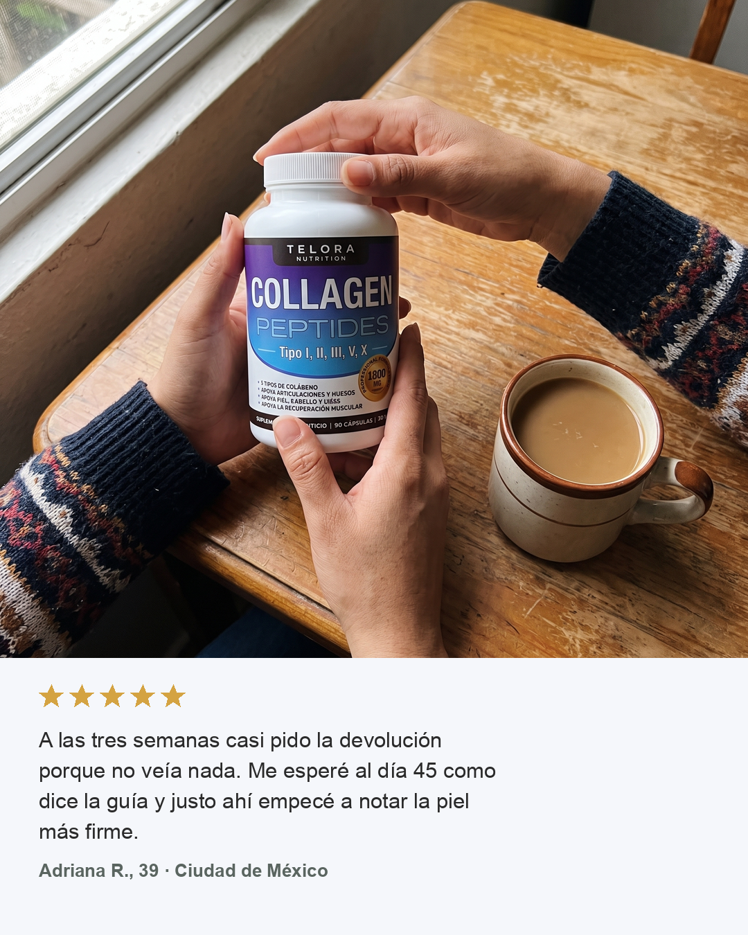 Reseña de clienta