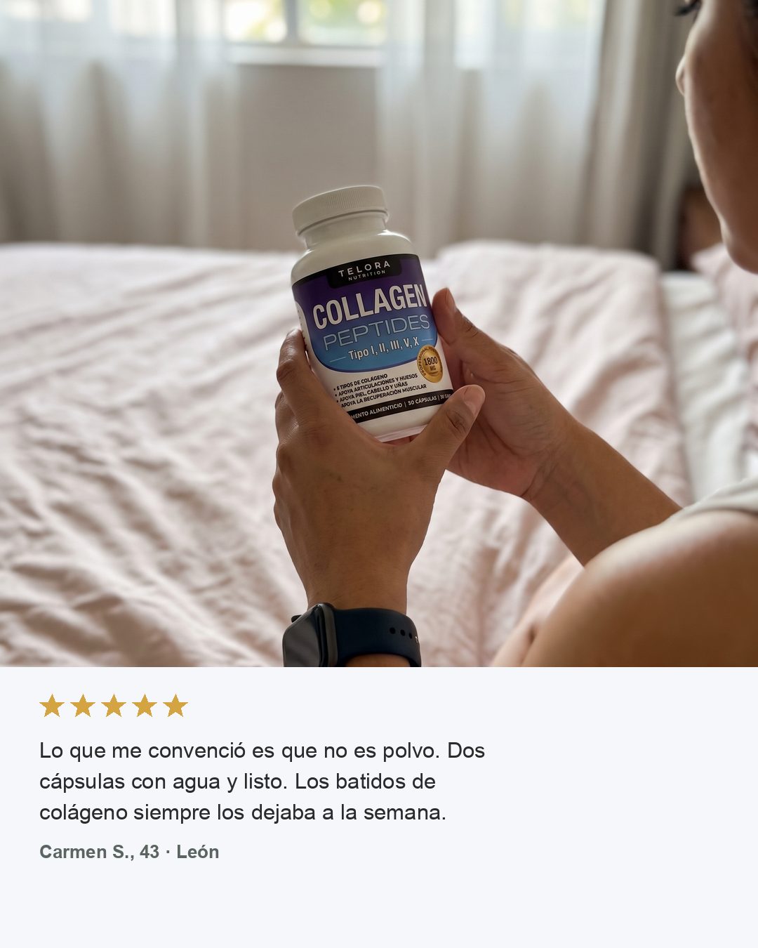 Reseña de clienta