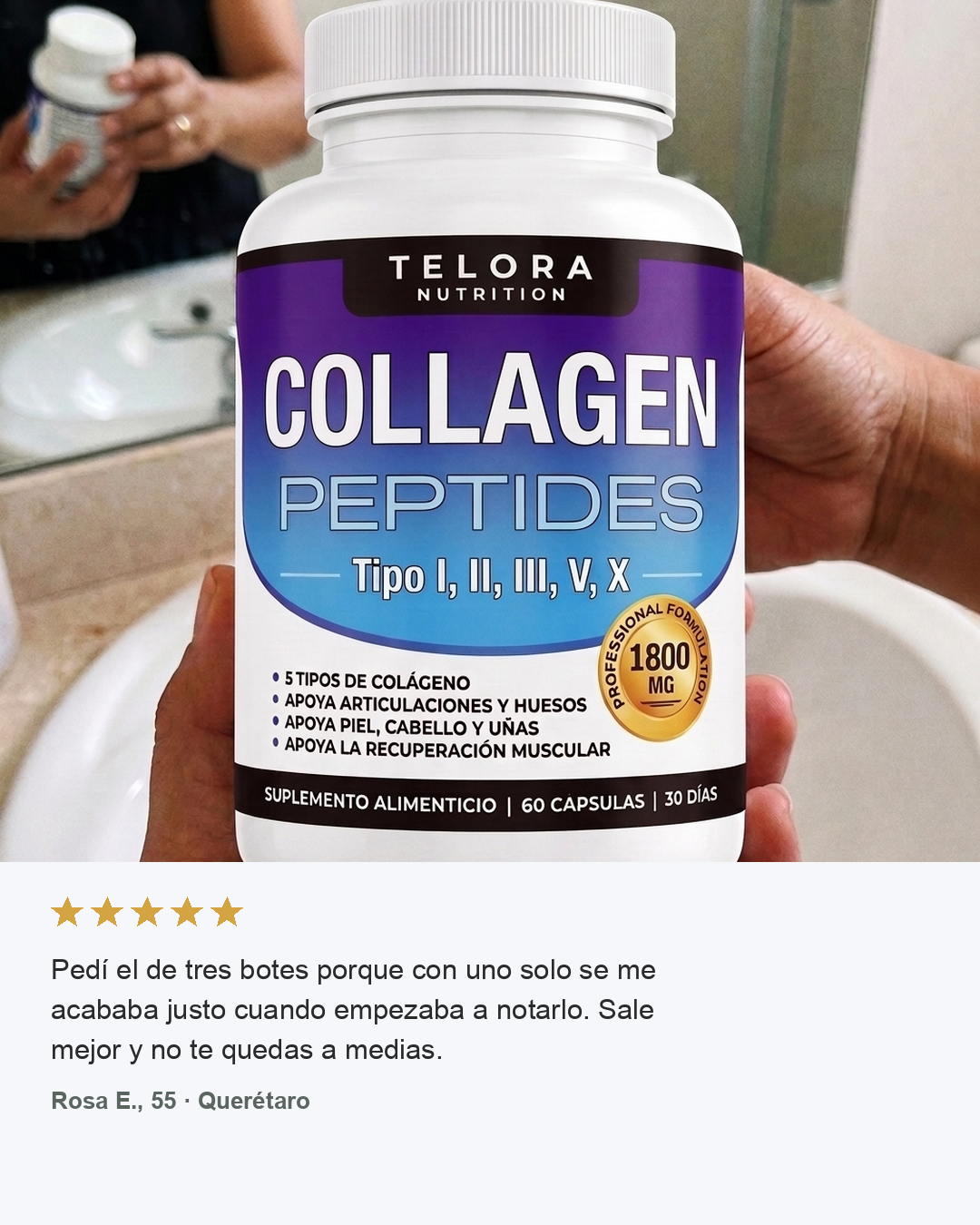 Reseña de clienta